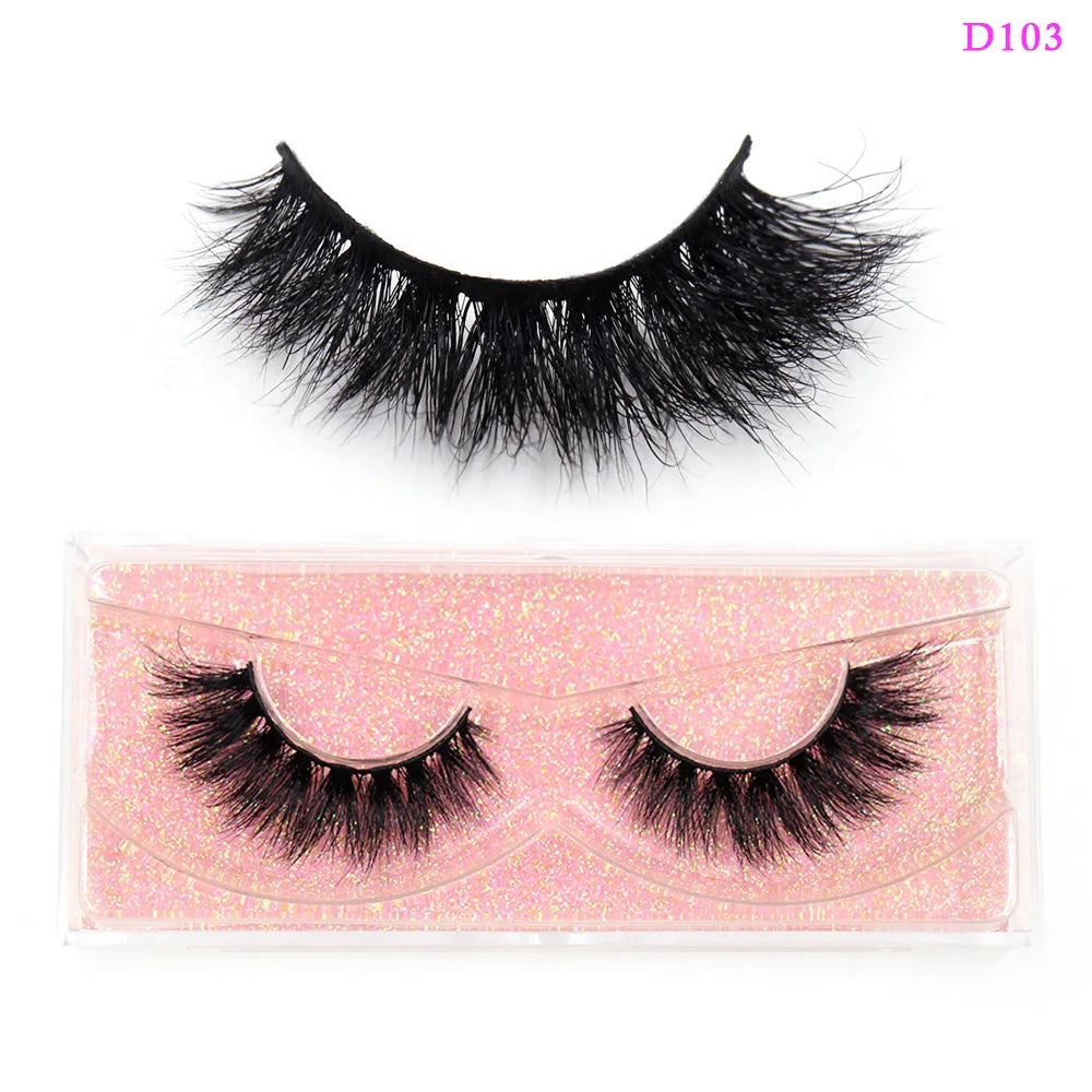 3D mink false eyelashes by HSF Marketplace, soft reusable eyelash extensions for daily wear