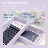 DIYDAY 3D W lashes extension 6D W-shaped premade eyelash fans, C-D curl natural false eyelashes
