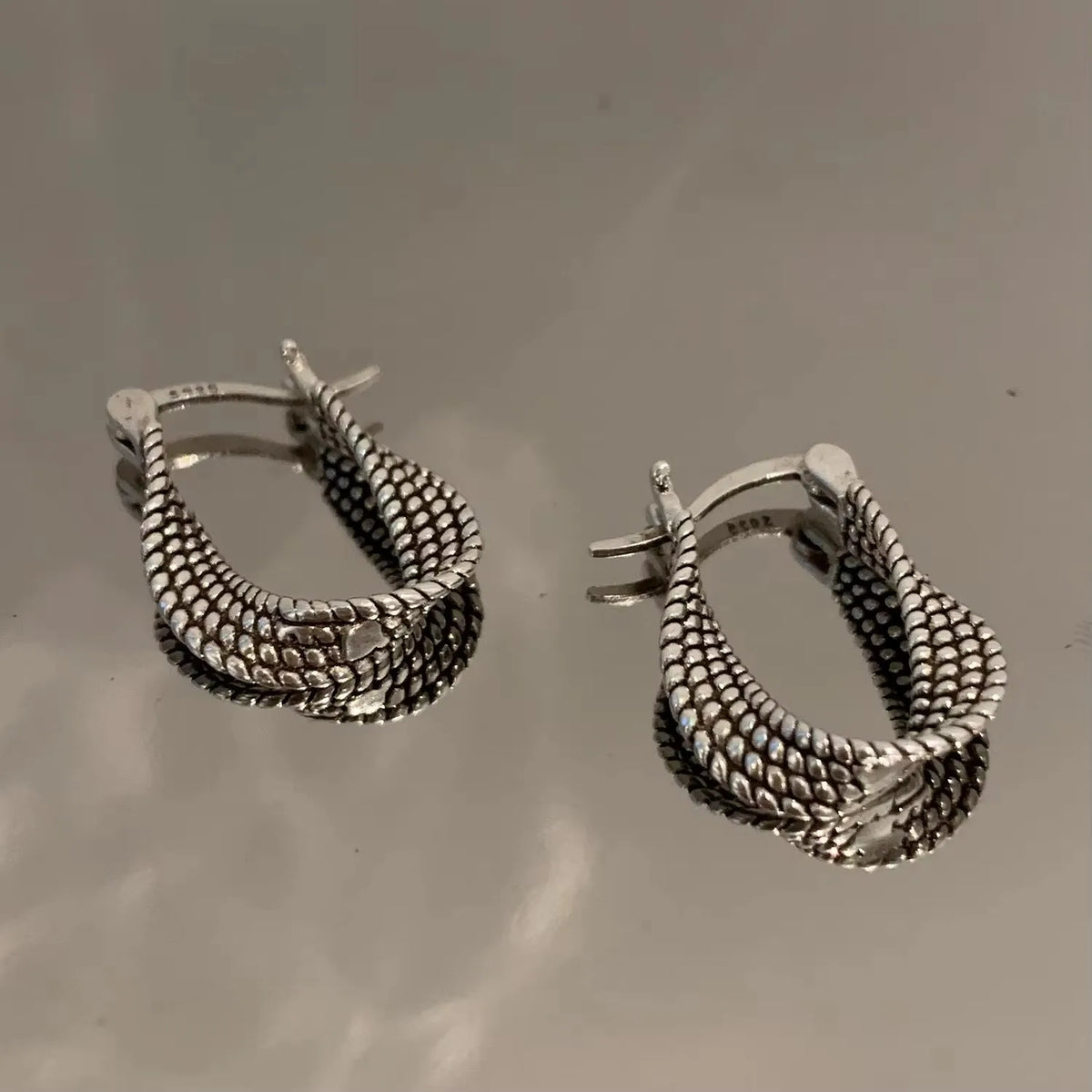 925 sterling silver jade drop earrings for women, elegant green jade gemstone jewelry by HSF Marketplace