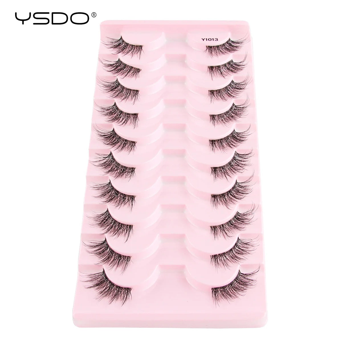 Natural half false eyelashes, 5 or 10 pairs, by HSF Marketplace