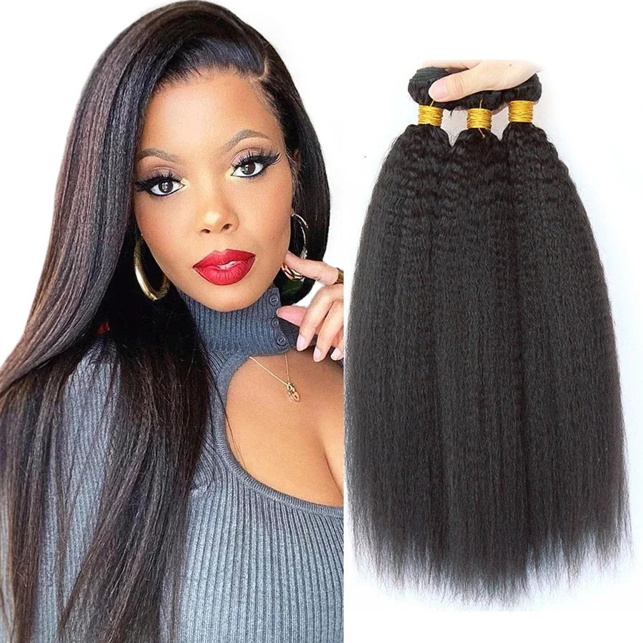 4x4 5x5 13x4 Closure With Bundles Peruvian Kinky Straight Human Hair Bundles With Frontal Invisible Melt Skin HD Lace 3 4 Bundle