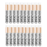 Set of 20 crystal eyelash cleaning brushes from HSF Marketplace, used for lash extensions, makeup, and blackhead removal.