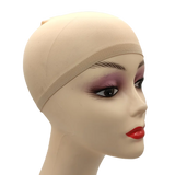 2pcs/Bag Top Stocking Wig Cap Hair Net For Weave Hair Wig Nets Black Brown Stretch Mesh Wig Cap For Making Wigs