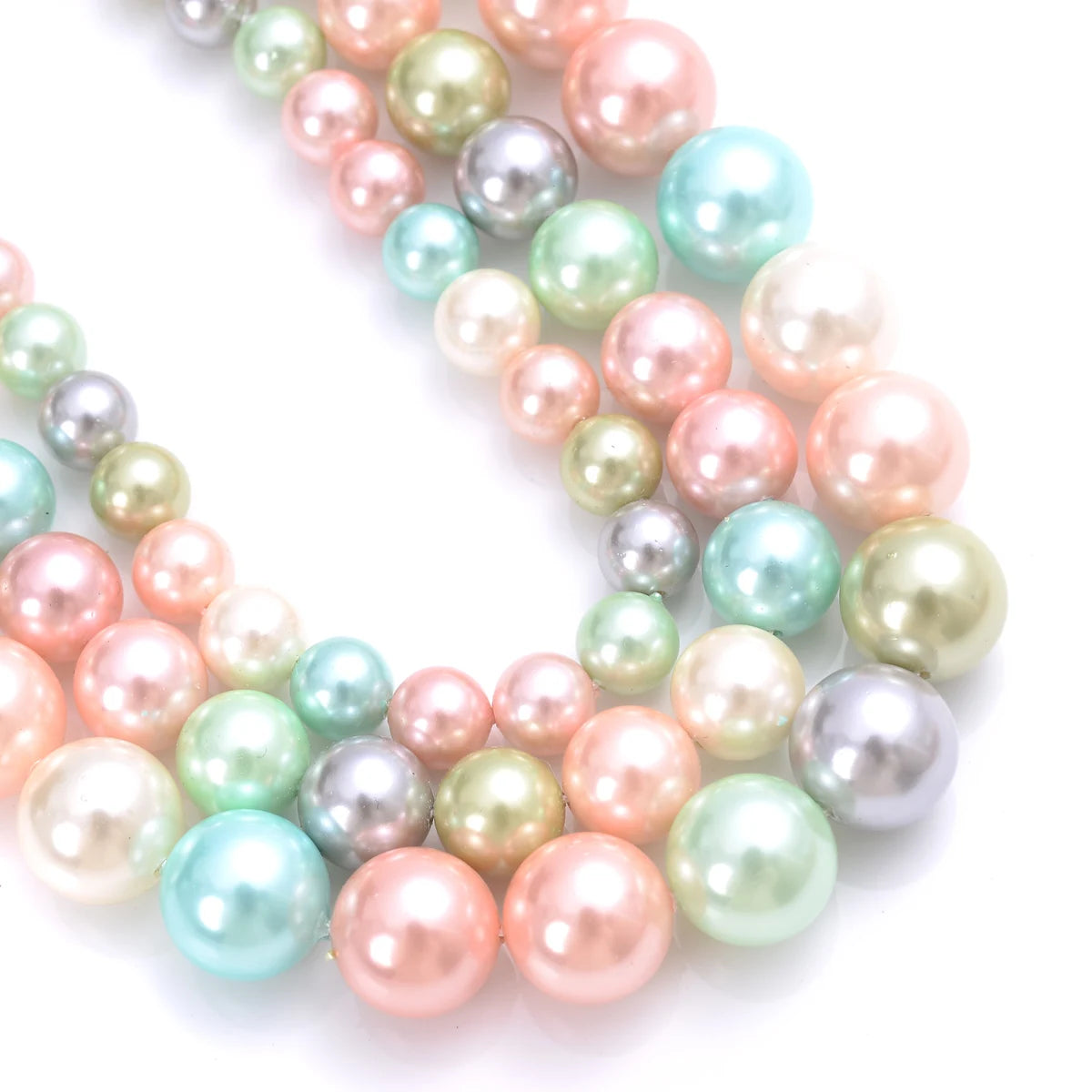 Natural freshwater shell pearls beads for jewelry making by HSF Marketplace