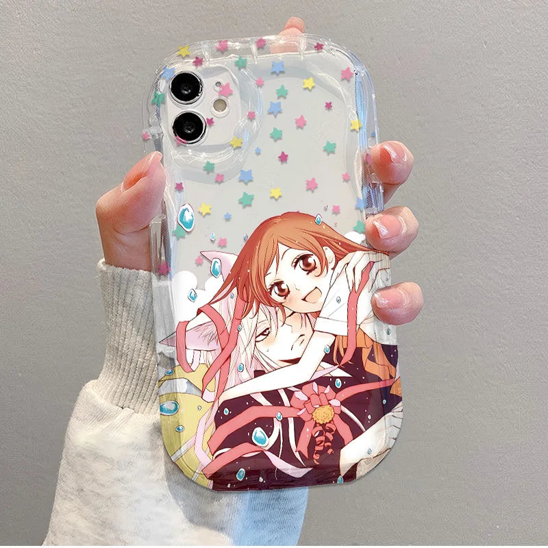 Anime Kamisama Kiss phone case for iPhone 17e to 11 Pro Max featuring colorful character artwork