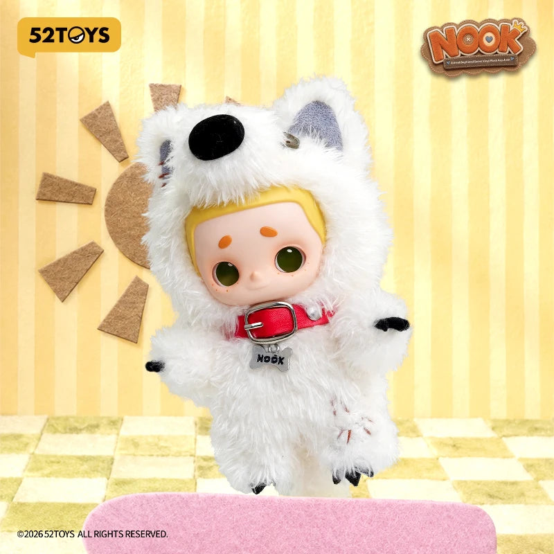 52TOYS NOOK Animal Boyfriend Series vinyl plush keychain blind box collectible figure, kawaii cartoon character