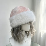 Kawaii deer spots faux fur winter hat, scarf and gloves set by HSF Marketplace