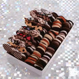 130Pcs Brown Series Mixed Kids Hair Ties Set Sweet Leopard Print Bowknot Rubber Band Cute Hair Rope For Girls Hair Accessories