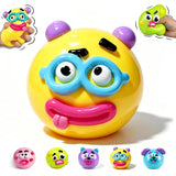 Funny face squishy stress relief ball by HSF Marketplace for fidgeting and sensory play