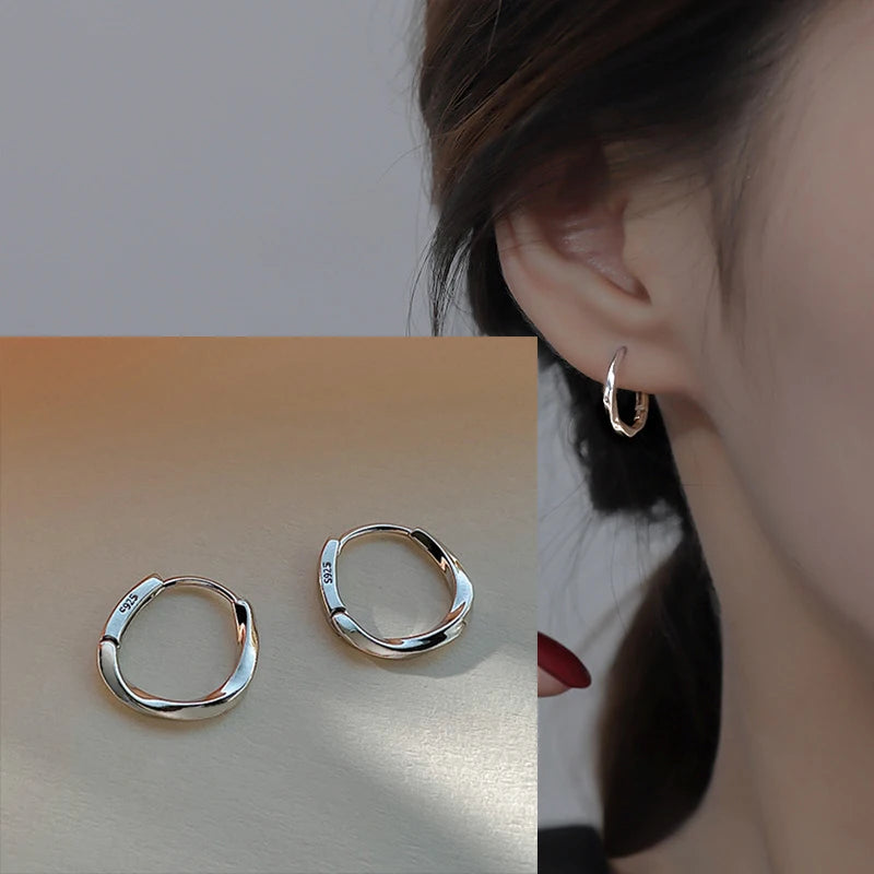 925 Sterling Silver Bow Knot Ear Clip for Women - Sweet Jewelry Gift