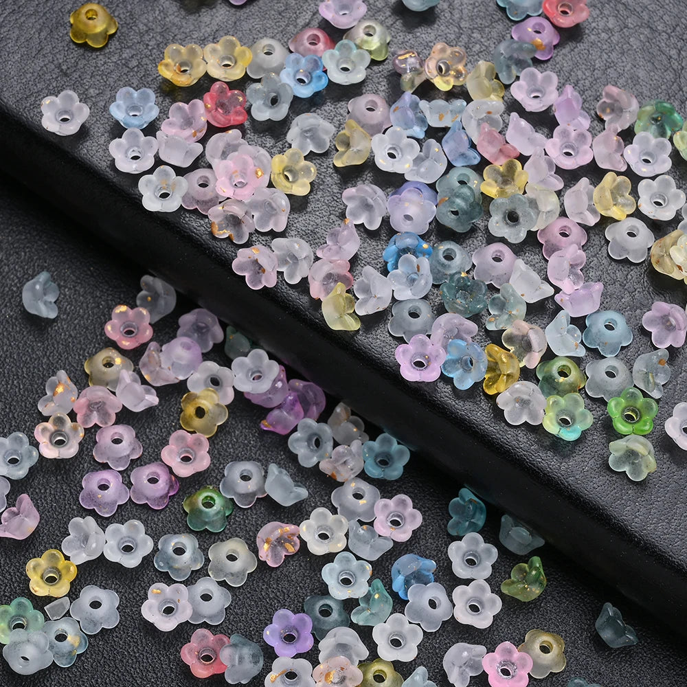 Multicolor Lily of the Valley beads for DIY jewelry making, HSF hair styling tools collection