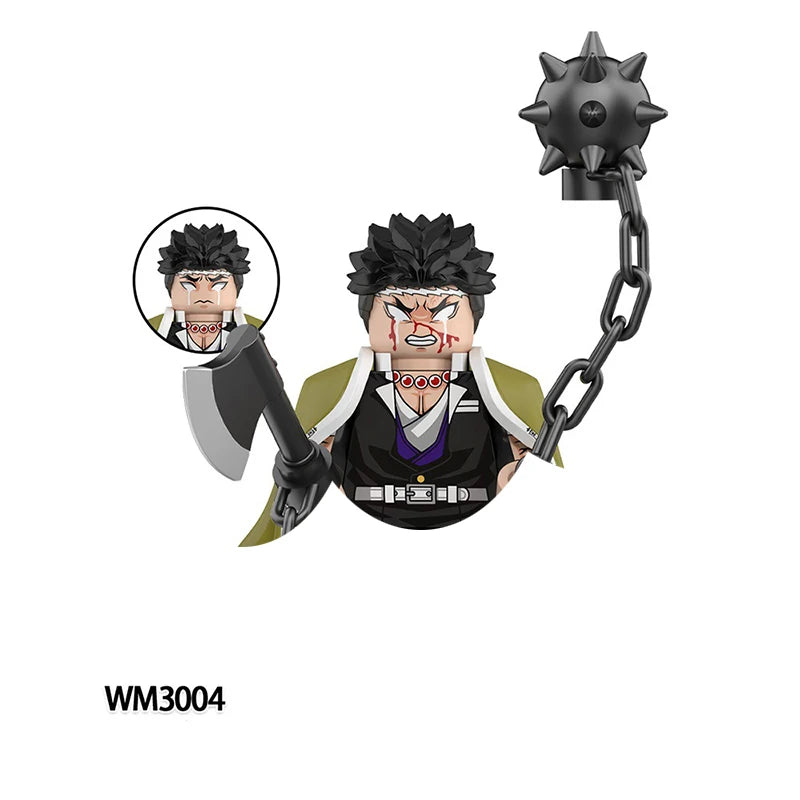 Demon Slayer action figure building bricks blind box collectible by HSF Marketplace