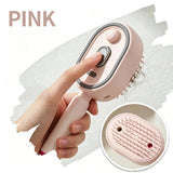 Anti Frizz Electric Spray Hair Brush Air Cushion Red Light Scalp Massager Hair Straightener Portable Hair Care Gifts For Women