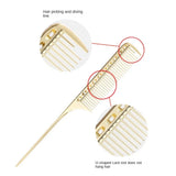 Metal Hair Comb Rat Tail Hairdressing Combs Hair Cutting Dying Hair Parting Comb Curly Hair Brush Barber Tools Salon Accessaries
