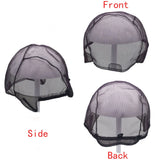 5-pack purple breathable mesh wig caps for wig making by HSF Marketplace