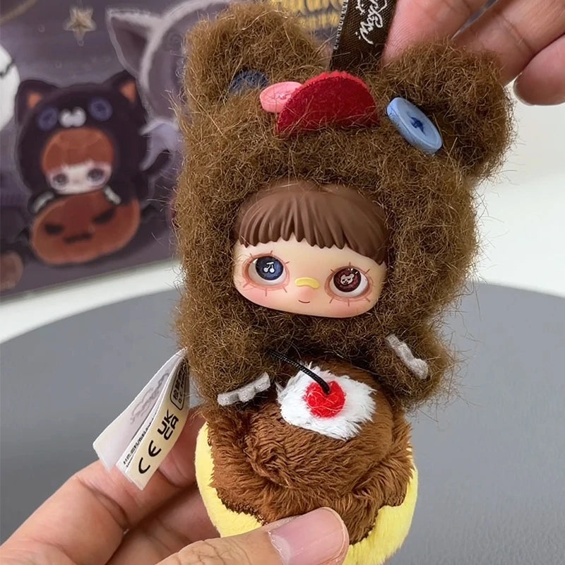 Maymei Let the Haunting Begin blind box vinyl plush keychain anime figure pendant for Halloween decor