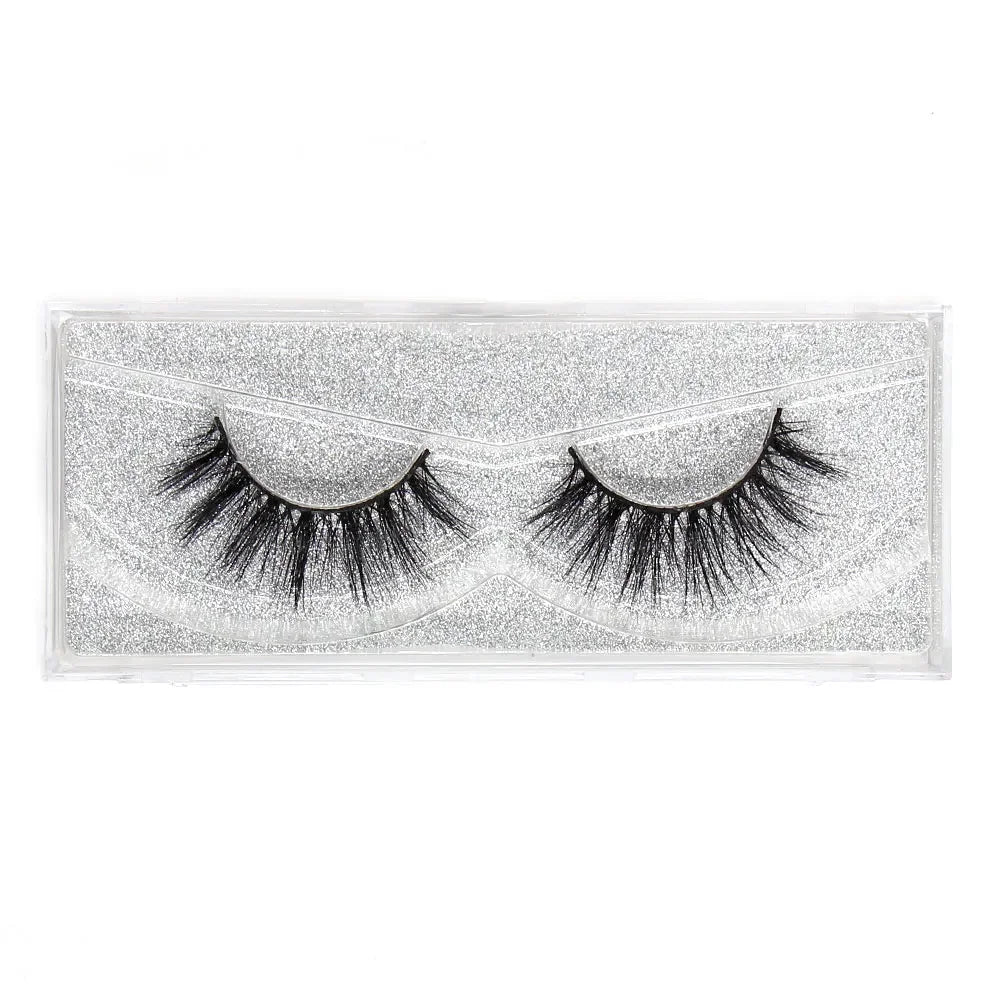 AMAOLASH False Eyelashes Lashes Crisscross High Volume Natural Long Free Mink Eyelashes Eyelash Extension Popular Lashes A04