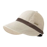 HSF Marketplace women's summer sunhat with large brim, adjustable visor, and UV protection for beach travel
