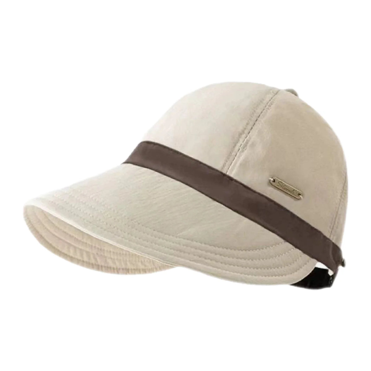 HSF Marketplace women's summer sunhat with large brim, adjustable visor, and UV protection for beach travel