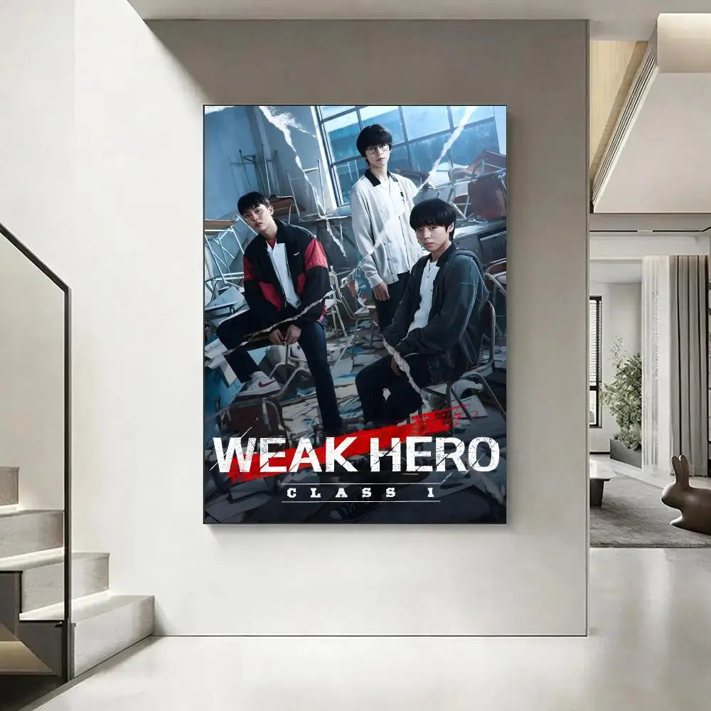 Weak Hero Class 1 Korean poster for stylish home decor, featuring K-culture artwork by HSF Marketplace