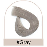 Straight human hair clip-in ponytail extension, 100g wrap-around natural ponytail for women