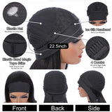 4/27 highlight body wave headband wig, 200% density Brazilian human hair wig for Black women