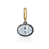 Women's geometric zircon pendant necklace by HSF Marketplace for daily wear