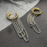 European and American exaggerated long fringe earrings for women, personality jewelry accessories by HSF Marketplace
