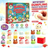 2026 Christmas advent calendar with 24 dumpling squishy sensory toys and mystery surprises by HSF Marketplace