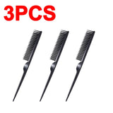3 Rows Detangling Comb Anti-static Comb Professional Curly Defining Hairdressing Hair Styling Brush Barber Salon Tools SZI19