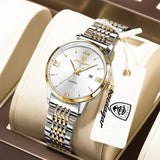 POEDAGAR Exquisite Woman Watch Waterproof Luminous Date Ladies Watch High Quality Stainless Steel Elegant Women's Quartz Watches