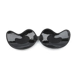 Invisible strapless adhesive push-up bra with seamless silicone design and nipple covers for women’s lingerie