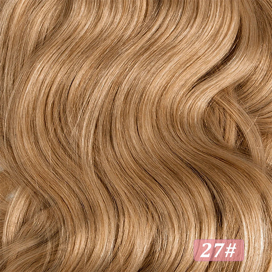 Straight Brazilian Remy human hair wrap-around clip-in ponytail extensions, 200 grams, 18–28 inches