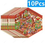 3D landscaping stickers for miniature scenes, featuring plants, paths, and garden details by HSF Marketplace