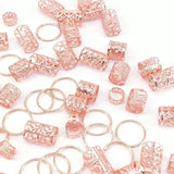 Metal dreadlock hair beads for stylish loc jewelry, assorted decorative hair styling beads