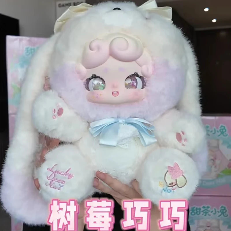 Lucky Deer Nai Sweet Tea Bunny 600% Series plush vinyl face action figure blind box collectible figure