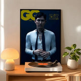 Lee Jung-jae portrait art poster for home decor, K-culture merch by HSF Marketplace