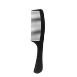 Black carbon professional hairdresser comb, double-sided, heat resistant, antistatic styling tool for salon barber use