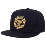 Unisex lion crown embroidered hip-hop baseball cap for sun protection, HSF Marketplace women's hat
