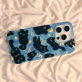 Moon and stars silicone iPhone case by HSF Marketplace, stylish protective cover for all models