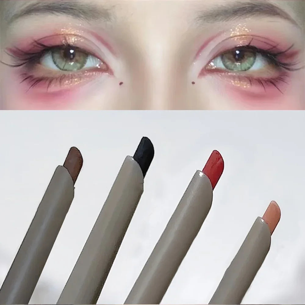 Rose red HSF Marketplace matte waterproof eyeliner pencil for natural-looking eye makeup and silkworm effect
