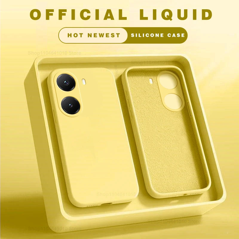 Poco X7 X8 Pro Max liquid silicone shockproof phone case in a sleek protective cover design
