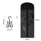 Wig storage bag with dust cover and zipper closure, 2/4/6 pack by HSF Marketplace