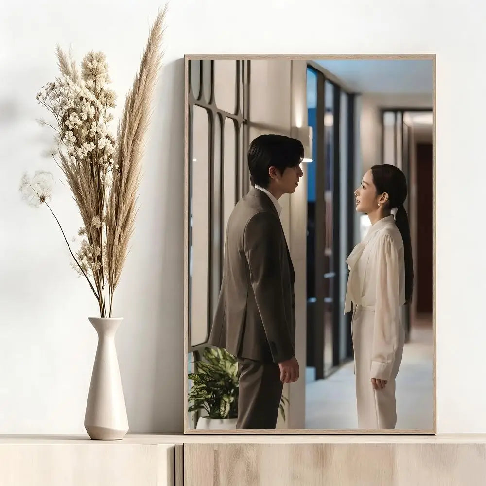 Korean drama S-Siren Kiss poster, stylish K-Culture wall decor by HSF Marketplace