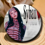 Kpop YVES soft button pins for LOONA fans, cute K-Culture accessories by HSF Marketplace