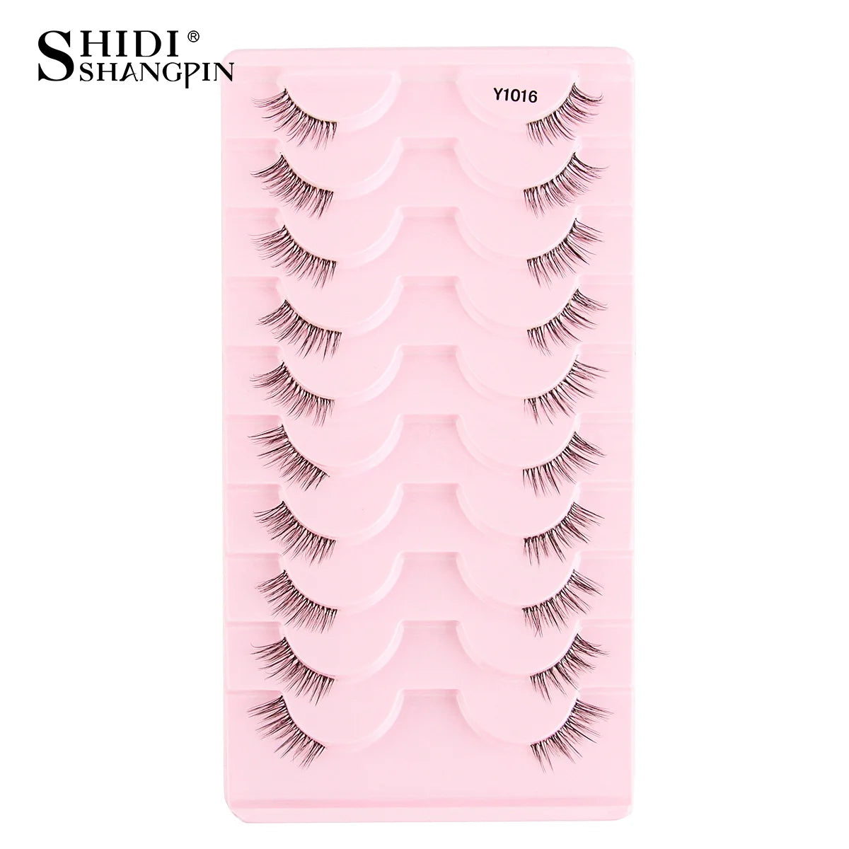 Half Eyelashes False Lashes 10-5 Pairs Cat Eye Eyelashes Eyelash Extension 3D Mink Half Lash Natural Makeup Faux Cils Maquiagem