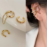 Luxury crystal tassel clip earrings for women, sparkling design by HSF Marketplace