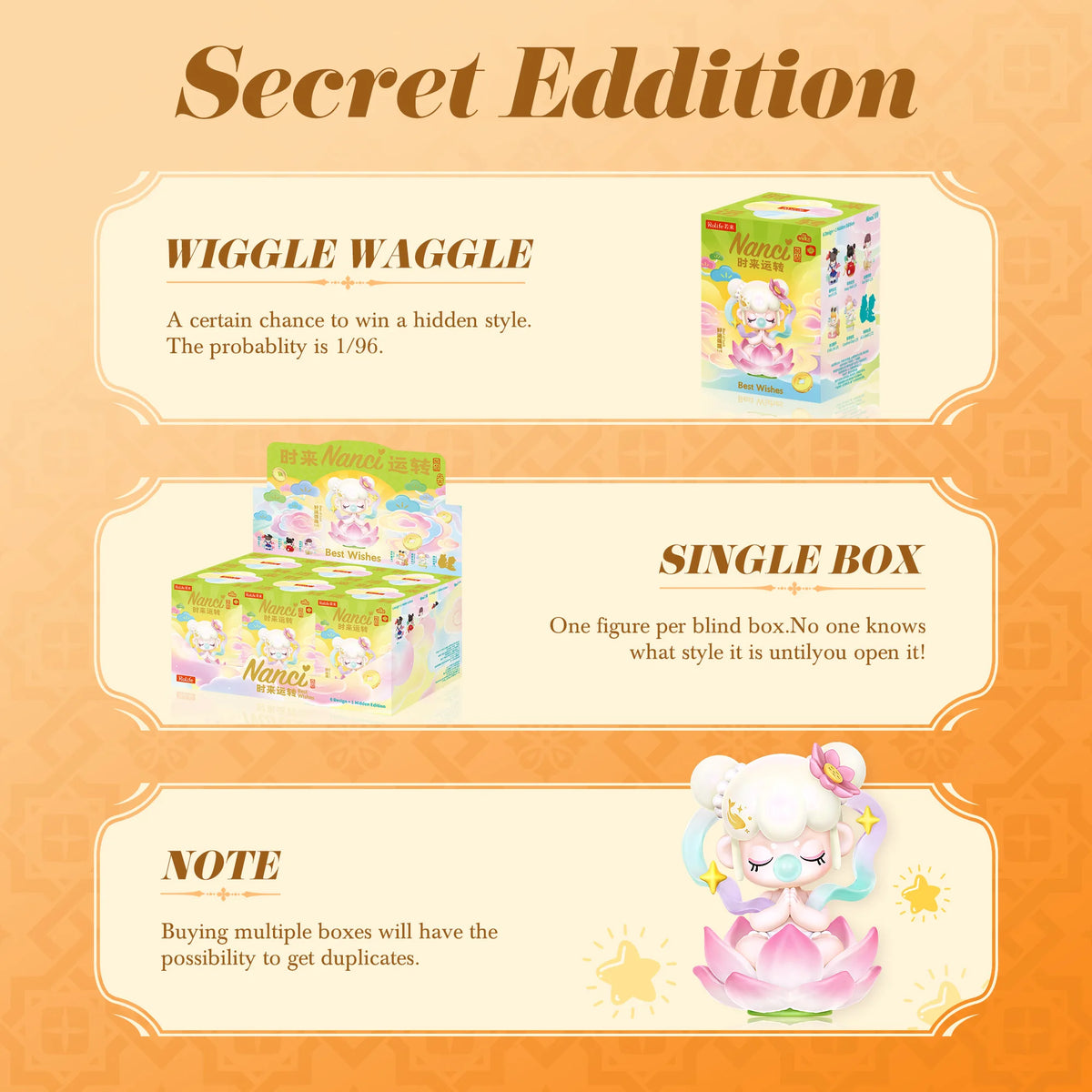 Rolife Nanci's Best Wishes blind box collectible action figure doll toy by HSF Marketplace