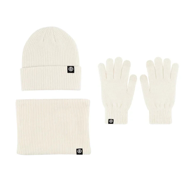 Women's winter beanie hat, gloves and snood scarf set by HSF Marketplace