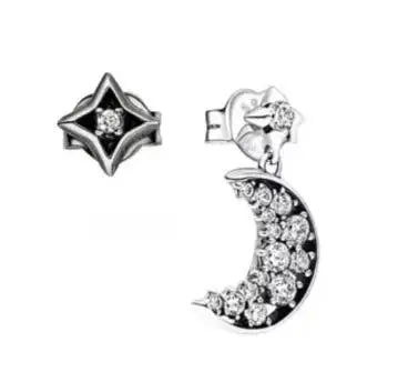 925 sterling silver sparkling herbarium cluster heart halo stud earrings for women, HSF Marketplace